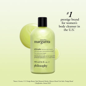philosophy Señorita Margarita Shower Gel 16 fl oz lifestyle scene in bathroom