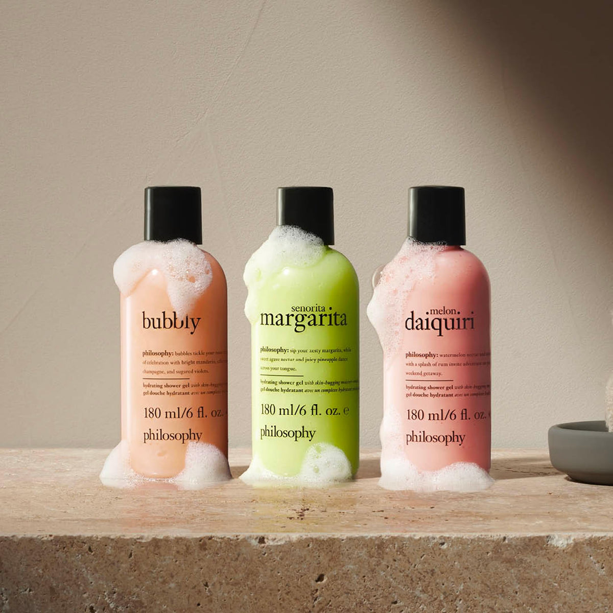 philosophy shower gel in Bubbly scent bottle