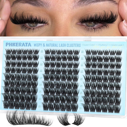 PHKERATA Fluffy Lash Clusters front view packaging