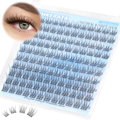PHKERATA Natural Lash Clusters 120pcs front view