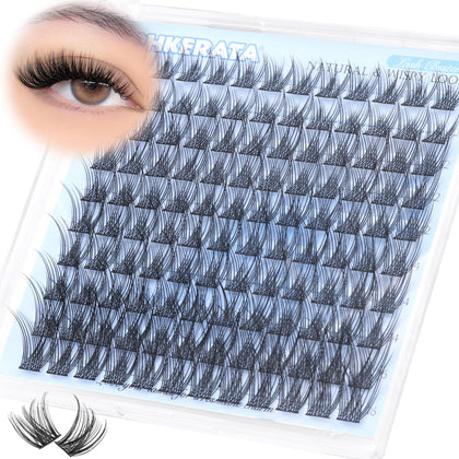 PHKERATA Wispy Eyelash Clusters 120pcs front view