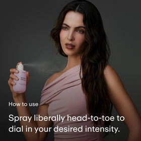 PHLUR Berry Cream Body Mist in lifestyle setting