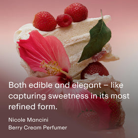 PHLUR Berry Cream Body Mist label close-up