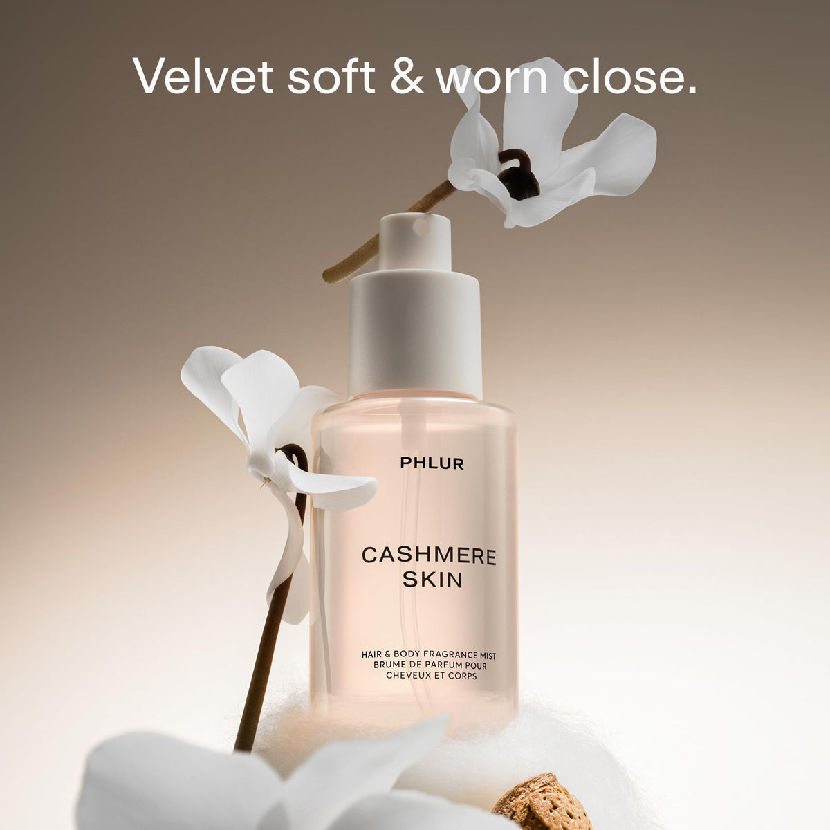 PHLUR Cashmere Skin Body Mist packaging