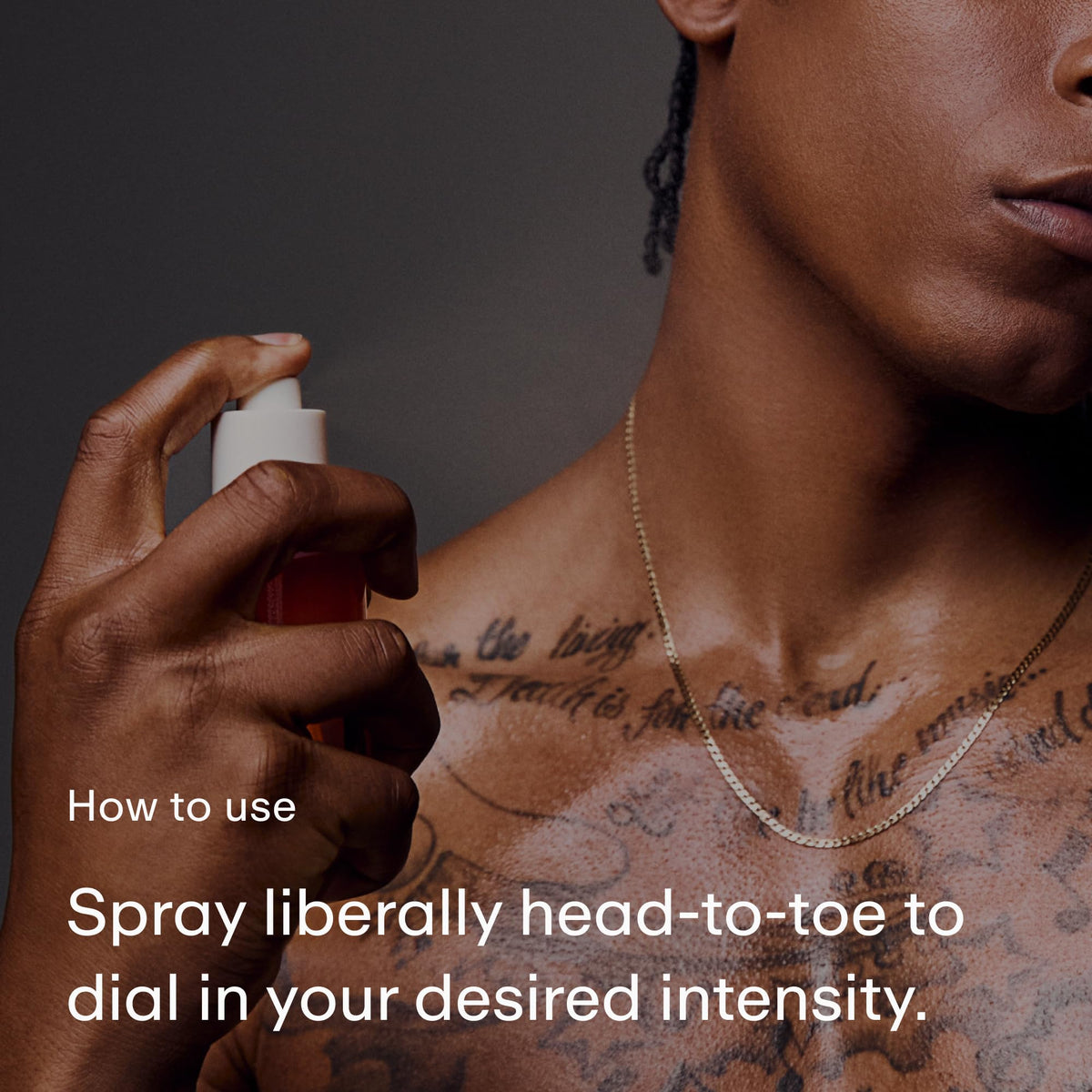 PHLUR Dragon Fruit Body Mist lifestyle scene on vanity