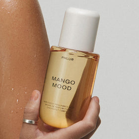 PHLUR Mango Mood Body Mist spray nozzle close-up
