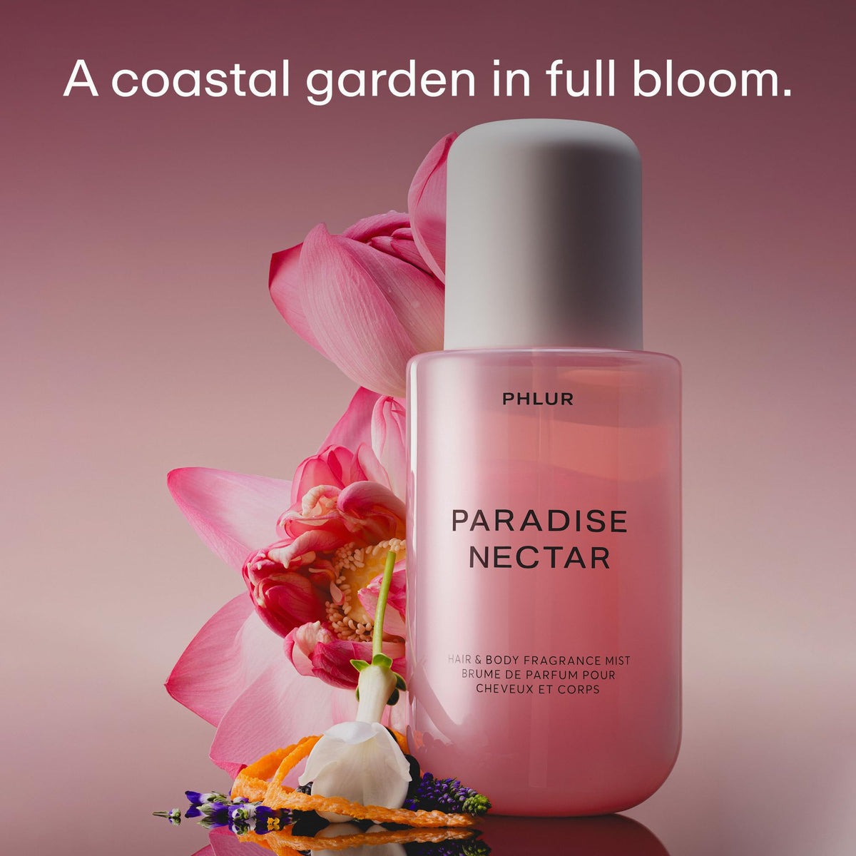 PHLUR Paradise Nectar Body Mist 8 Fl Oz back view
