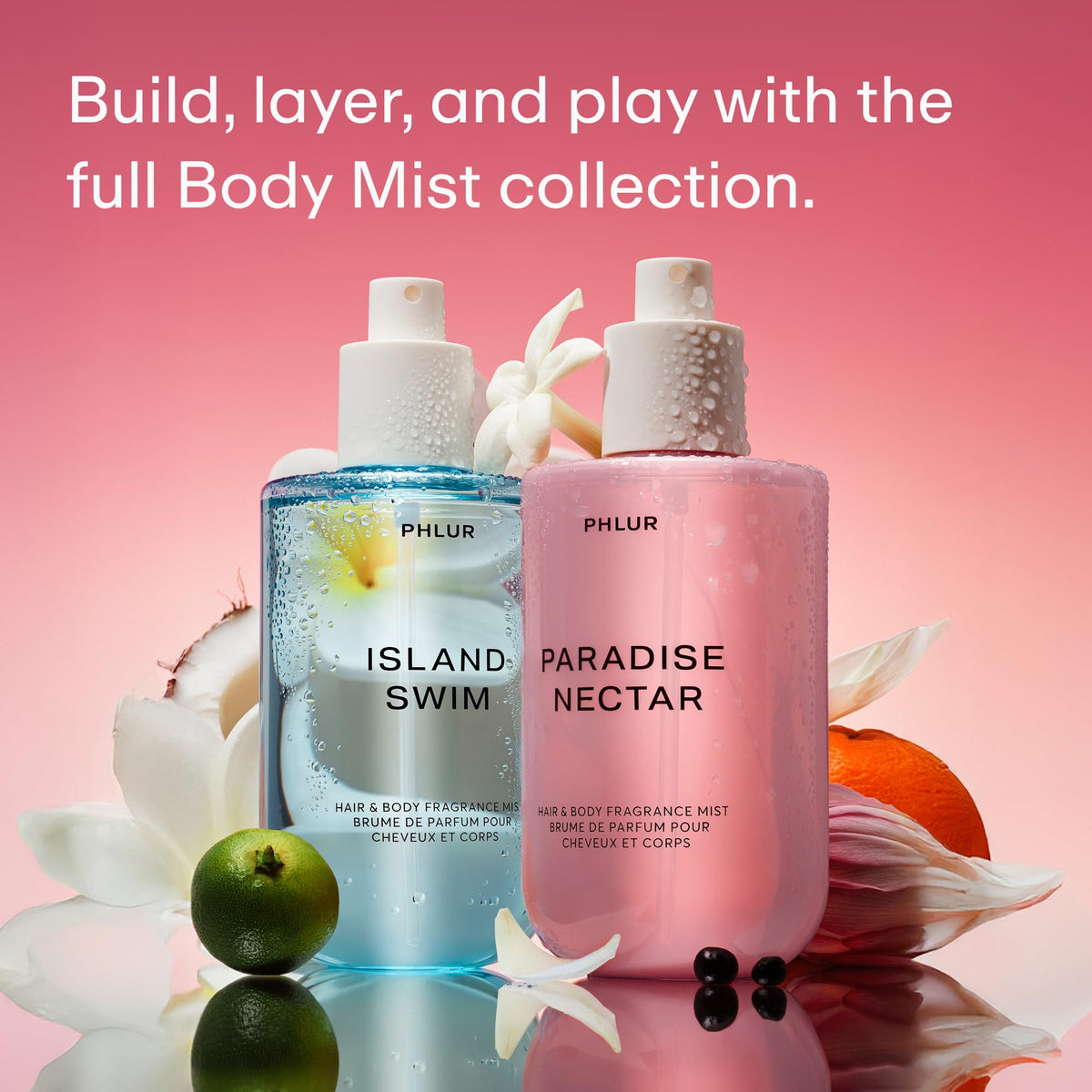 PHLUR Paradise Nectar Body Mist 8 Fl Oz lifestyle scene