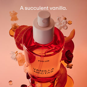 PHLUR Vanilla Nectar Body Mist packaging side view