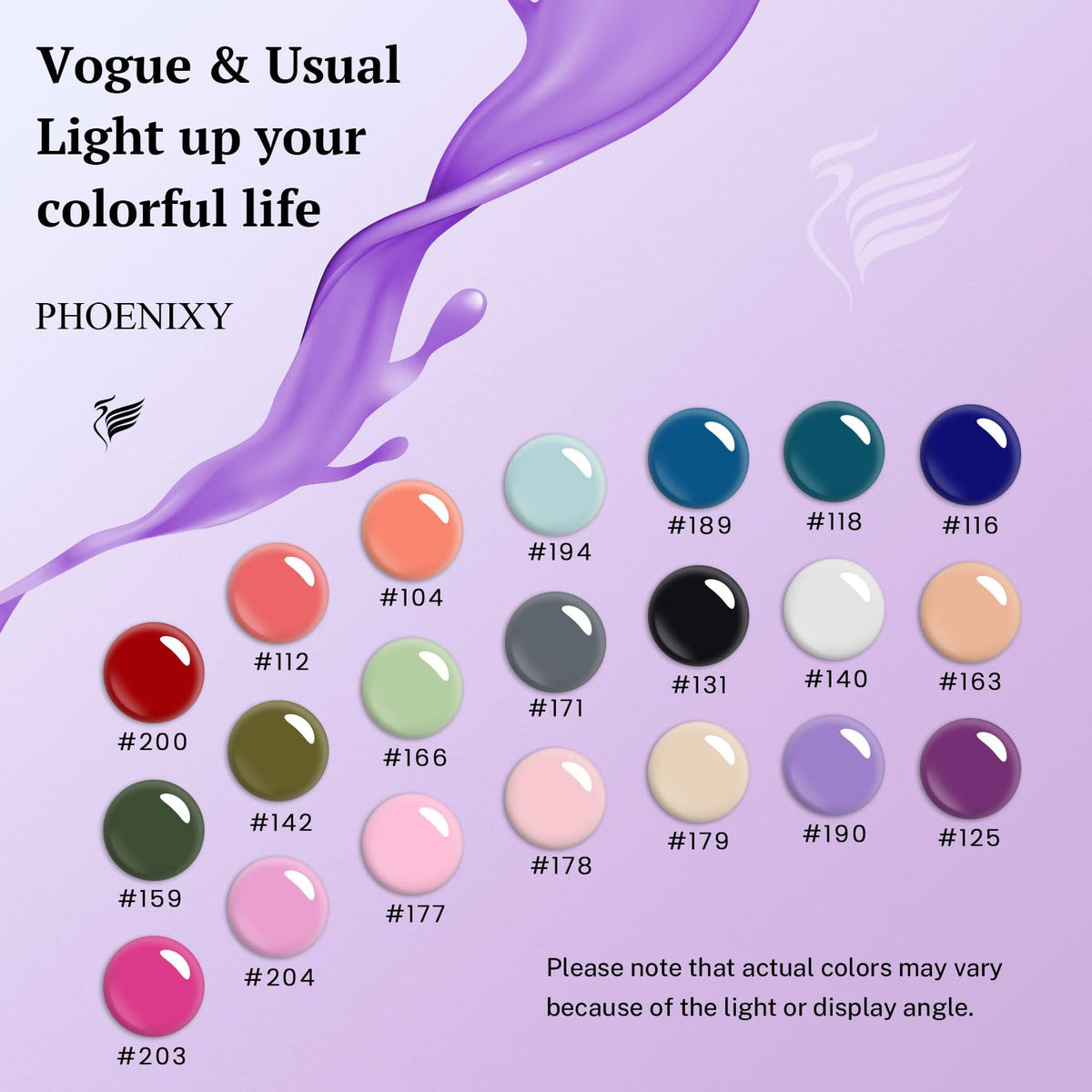Phoenixy Gel Nail Polish glossy top coat and matte top coat