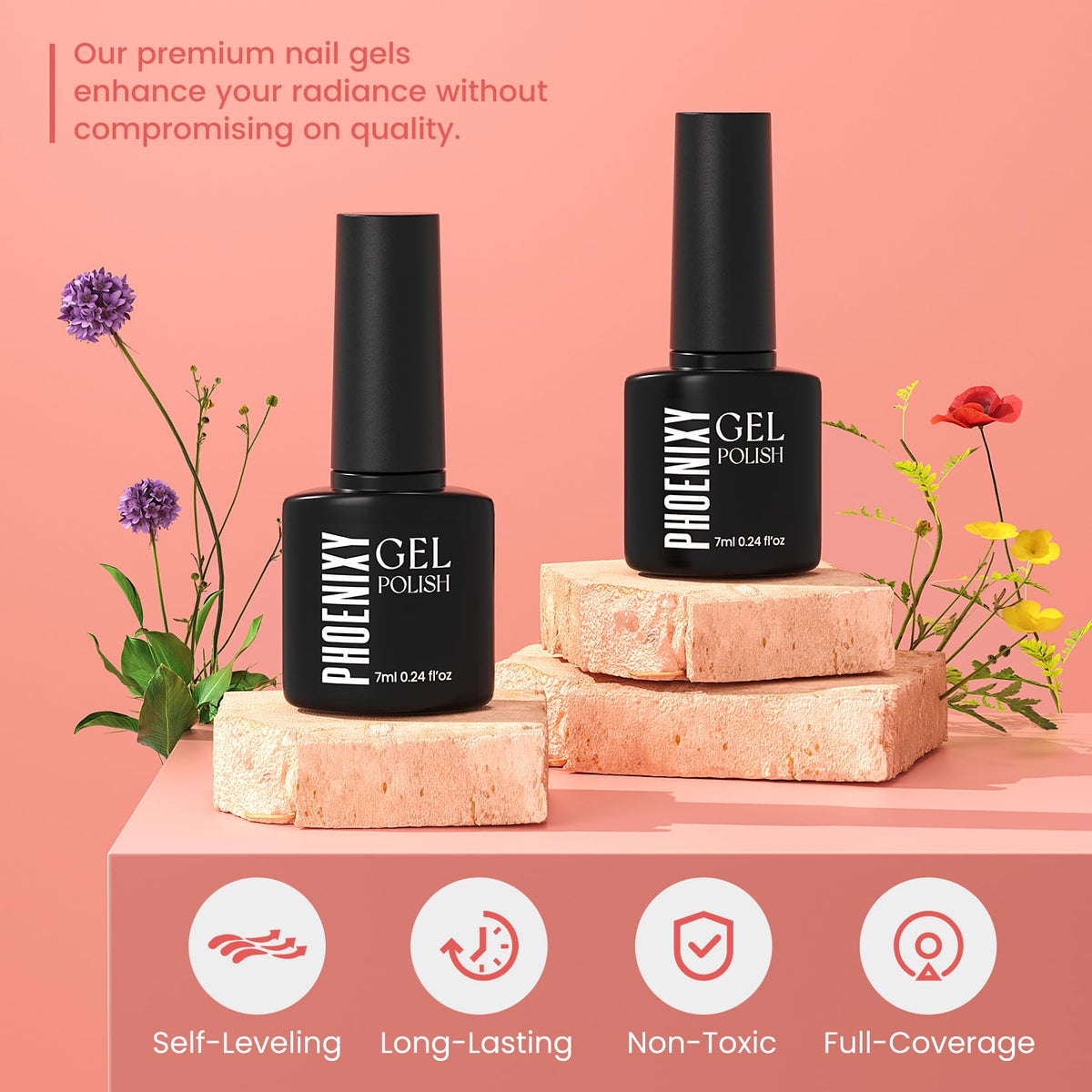 Phoenixy gel nail polish kit packaging