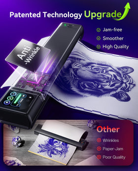 Phomemo App interface displaying stencil generation features