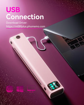 Phomemo M08F Plus Tattoo Stencil Printer Bluetooth connection setup