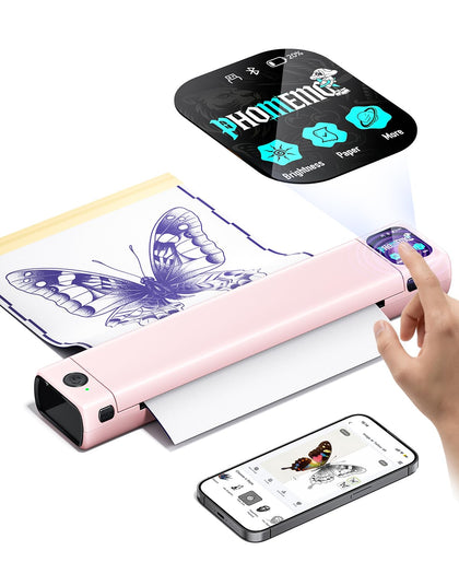 Phomemo M08F Plus Tattoo Stencil Printer front view