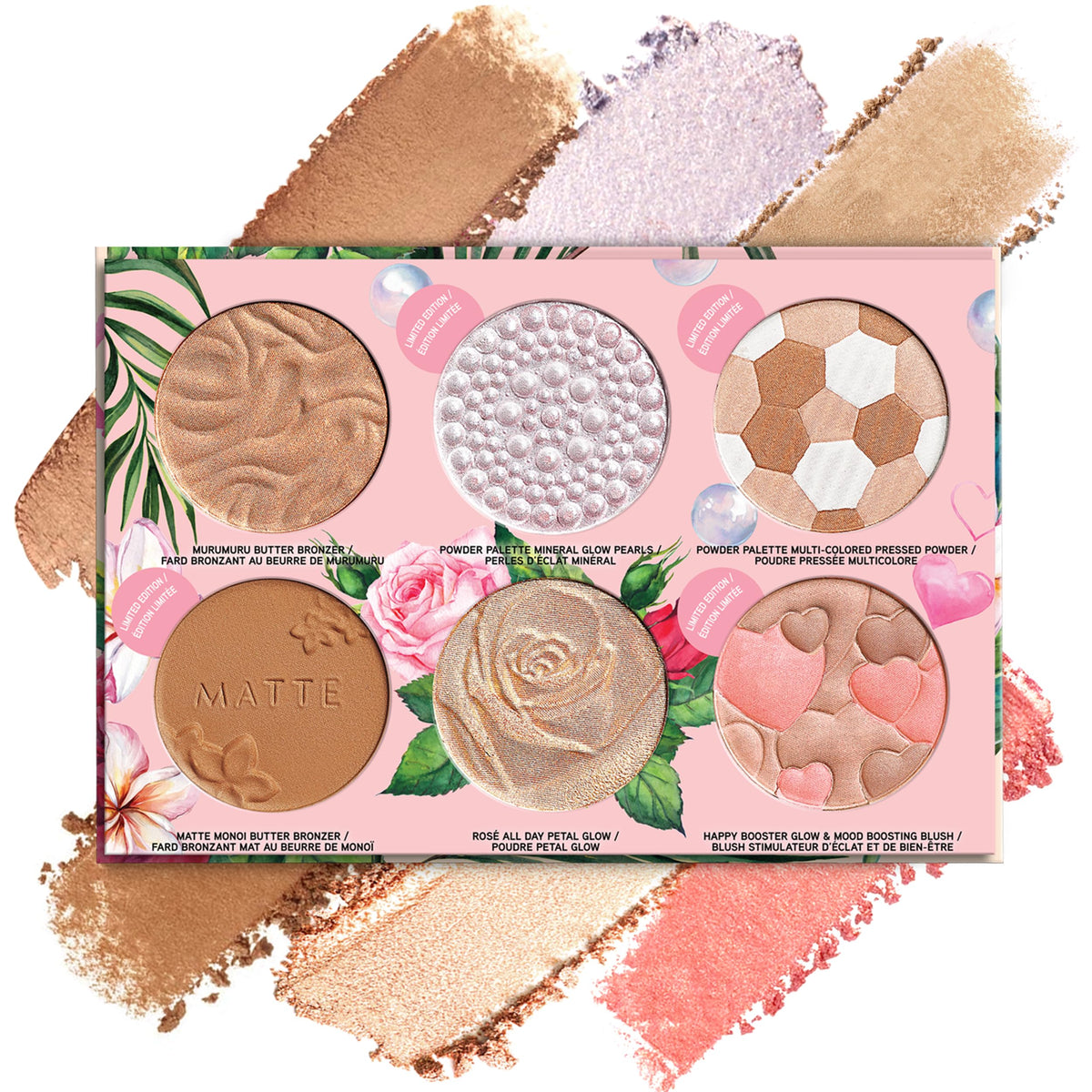 Physicians Formula All-Star Face Palette front view showcasing shades