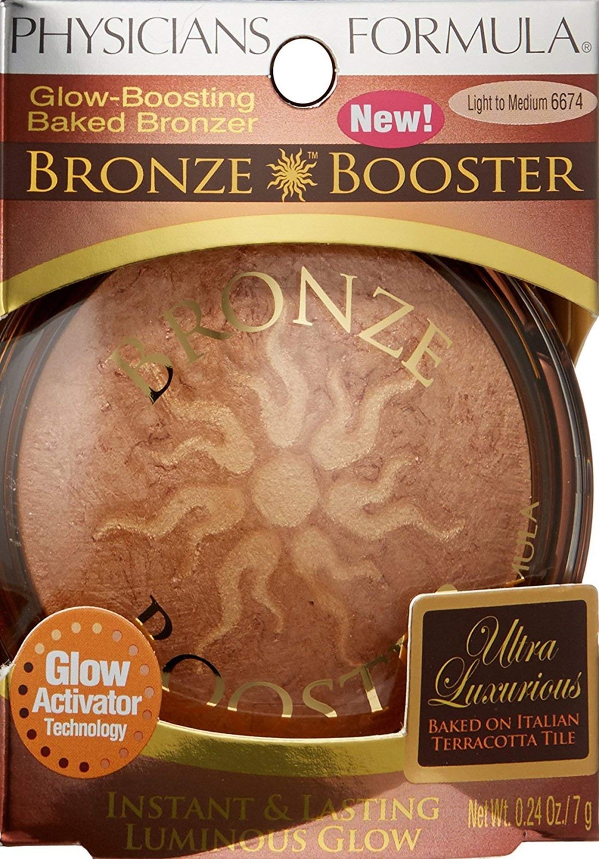 Physicians Formula Bronze support close-up of the bronzer