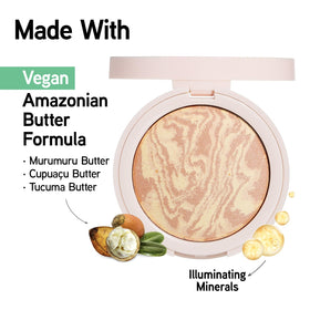 Physicians Formula Butter Glow Pressed Powder swatch on skin