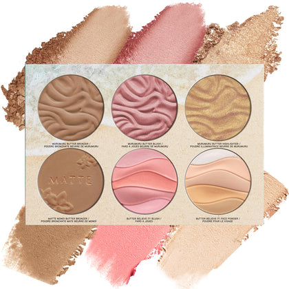 Physicians Formula Butter Palette front view with bronzers and blushes