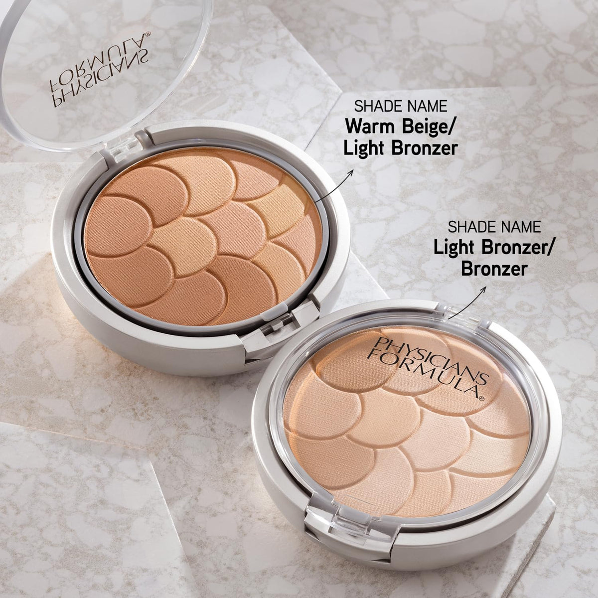 Physicians Formula Magic Mosaic Bronzer Palette with built-in mirror and brush