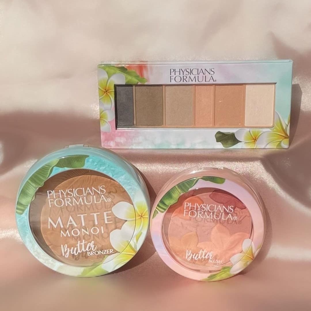 Physicians Formula Matte Monoi Butter Eyeshadow Palette with brushes