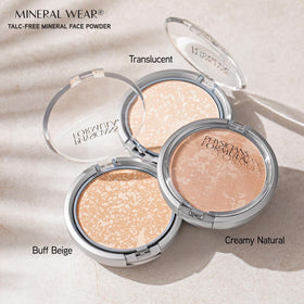 Physicians Formula Mineral Wear Face Powder in use during makeup application