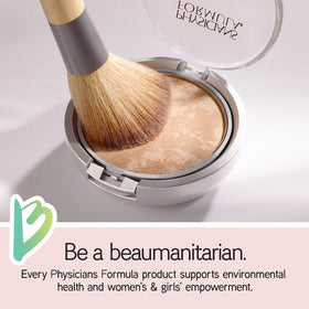 Physicians Formula Mineral Wear Face Powder on skin swatch