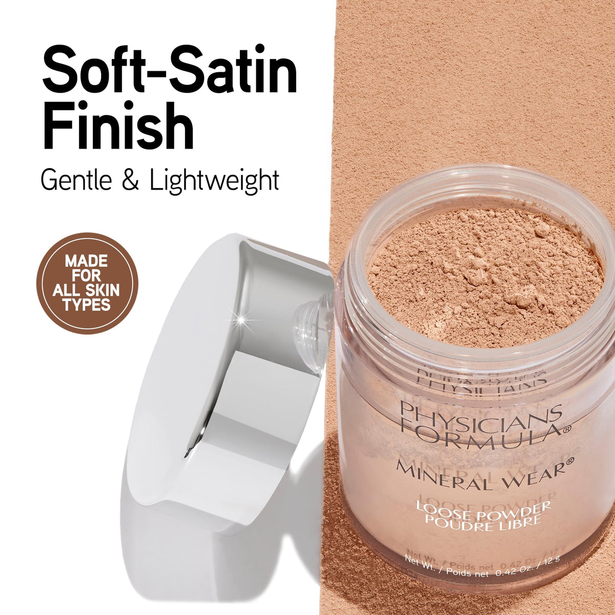 Physicians Formula Mineral Wear Loose Powder Medium Beige packaging