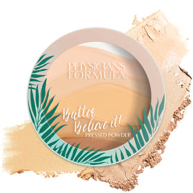 Physicians Formula Murumuru Butter Pressed Face Powder front view, translucent shade