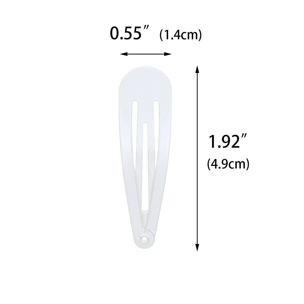 PIDOUDOU metal snap hair clips displayed in packaging