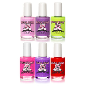 Piggy Paint Nail Polish bottle close-up showing vibrant colours