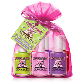 Piggy Paint Nail Polish Set with six assorted colours
