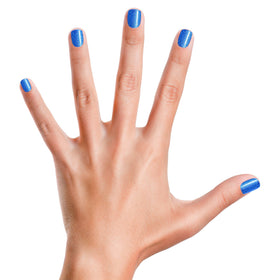 Piggy Paint Non-Toxic Nail Polish Mermaid in the Shade application on nails