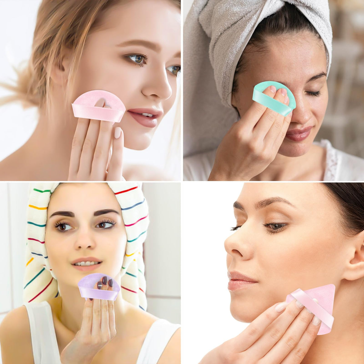 Pimoys Powder Puff being used for makeup application