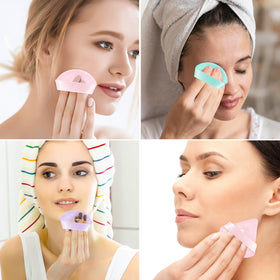 Pimoys Powder Puff being used for makeup application