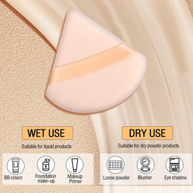 Pimoys powder puff round side for foundation application