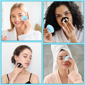Pimoys powder puff set with various makeup products