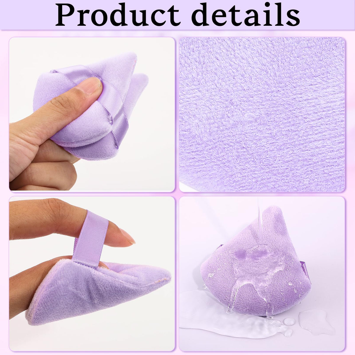 Pimoys Triangle Makeup Puff after washing, showing durability