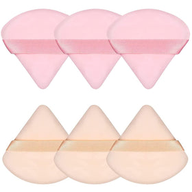 Pimoys triangle makeup sponge powder puff set in assorted colours