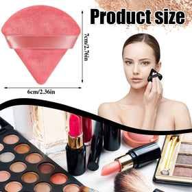 Pimoys Triangle Powder Puff round side close-up