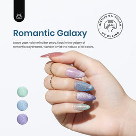 Pink cat eye gel polish from beetles