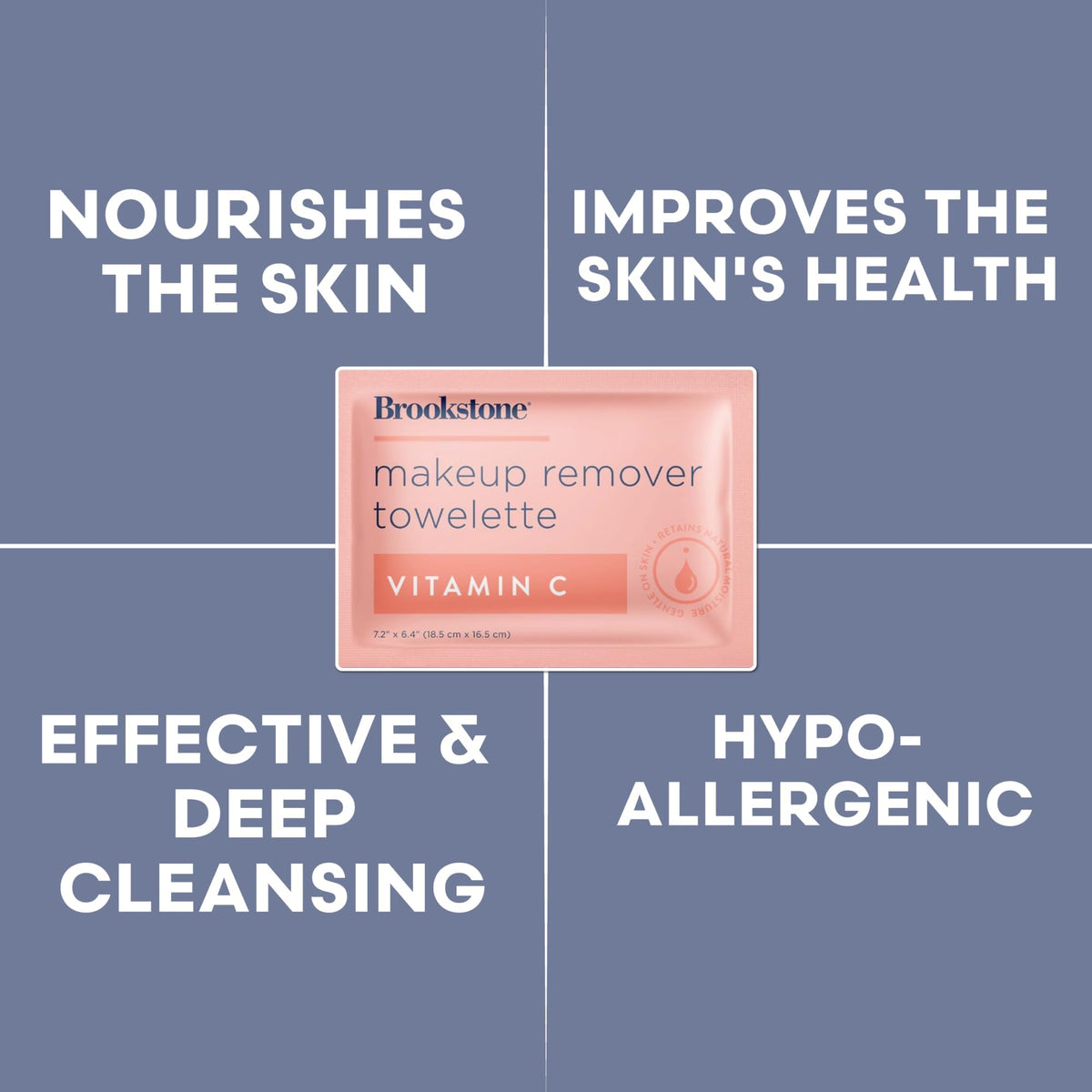 Pink Sky Makeup Remover Wipes in use on a model's face