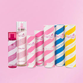 Pink Sugar Body Mist 8 Fl. Oz. in a gift box setting