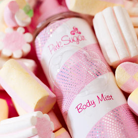 Pink Sugar Body Mist 8 Fl. Oz. side view showcasing bottle design