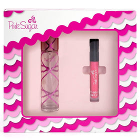 Pink Sugar Gift Set including Eau de Toilette and Lip Gloss front view