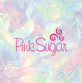 Pink Sugar Hair Perfume displayed with beauty accessories