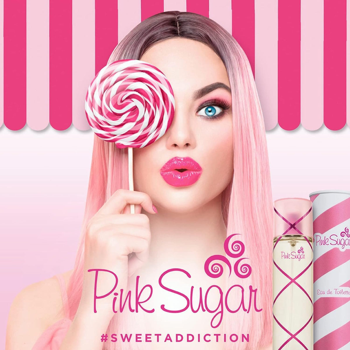 Pink Sugar Lip Gloss tube with packaging