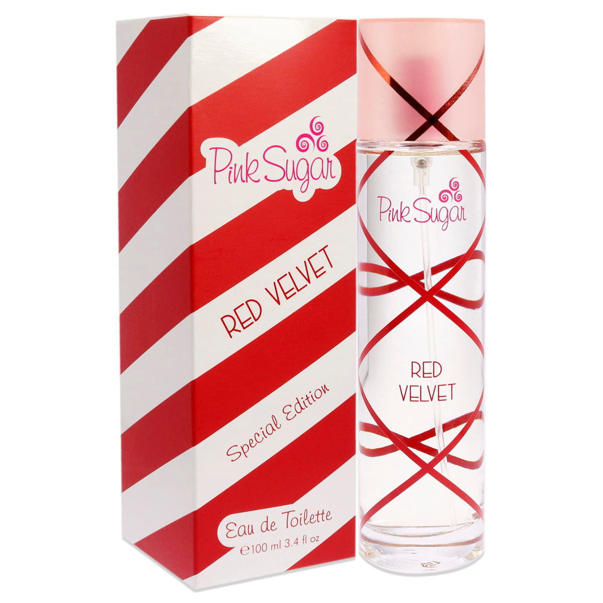 Pink Sugar Red Velvet Body Mist 8 Fl Oz packaging
