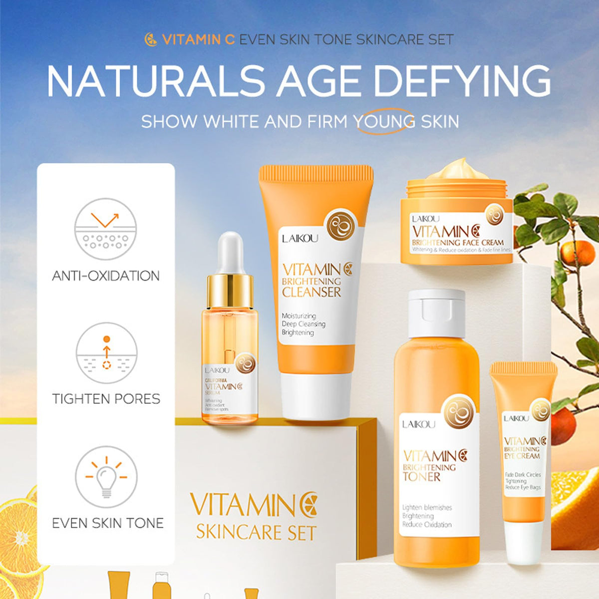PIWINE serum included in the skincare gift set