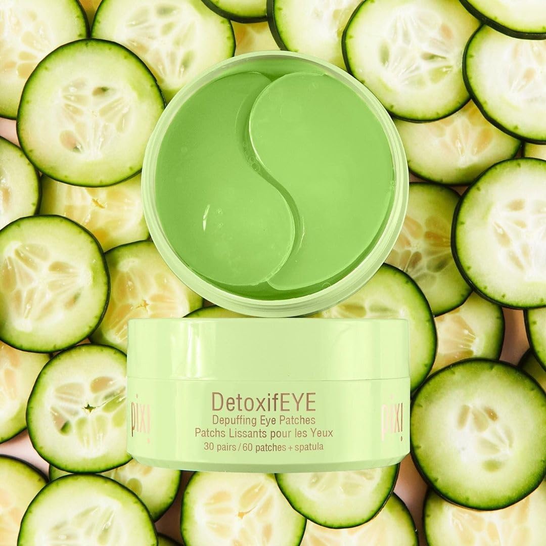 Pixi DetoxifEYE Hydrogel Under-Eye Patches close-up of patches