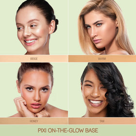Pixi On-the-Glow Base Tinted Moisturiser Foundation Stick texture close-up
